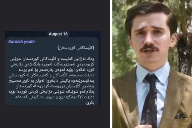 Kurdish group calls for destruction of Assyrian churches in leaked Telegram chat