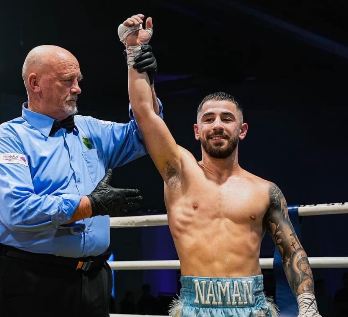 Assyrian-Australian boxer Alex Naman captures new title