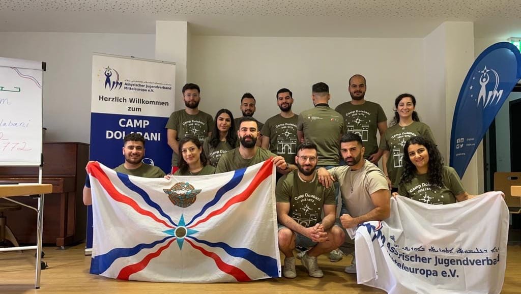 Participants from Camp Dolabani held by the Assyrian Youth Association of Central Europe in Germany (Photo: Assyrischer Jugendverband Mitteleuropa e.V. - AJM Facebook)
